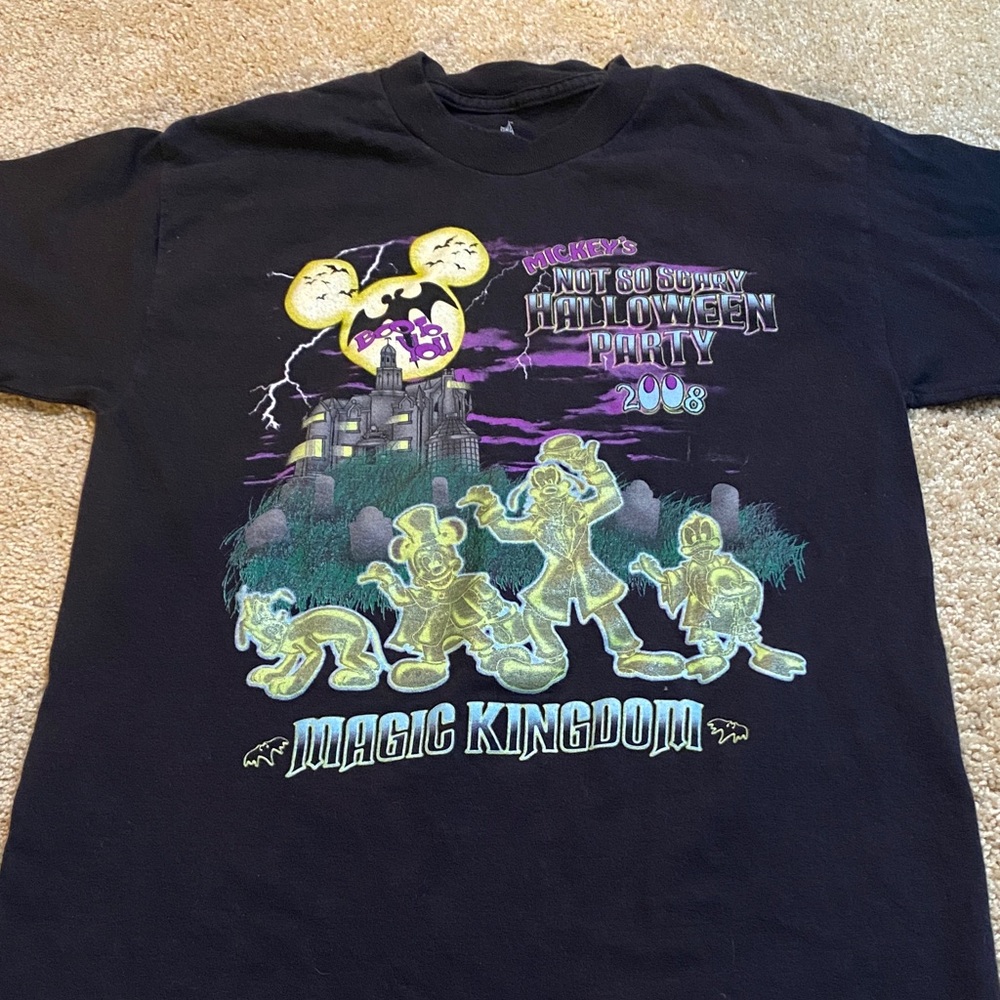 Disney Halloween Party T-Shirt Vintage 2008
